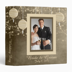 Ivory Lanterns Wedding Photo Album 3 Ring Binder