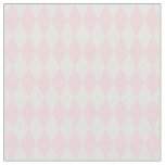 Ivory &amp; Light Pink Harlequin Diamonds Fabric