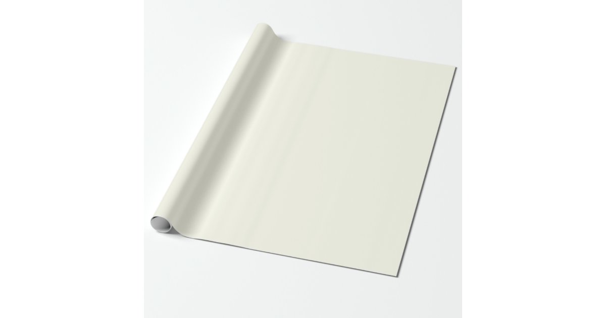 Ivory Matte Wrapping Paper