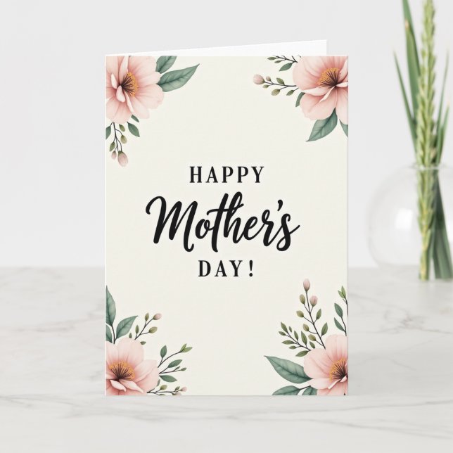 Ivory Mothers Loving Day Card (Front)