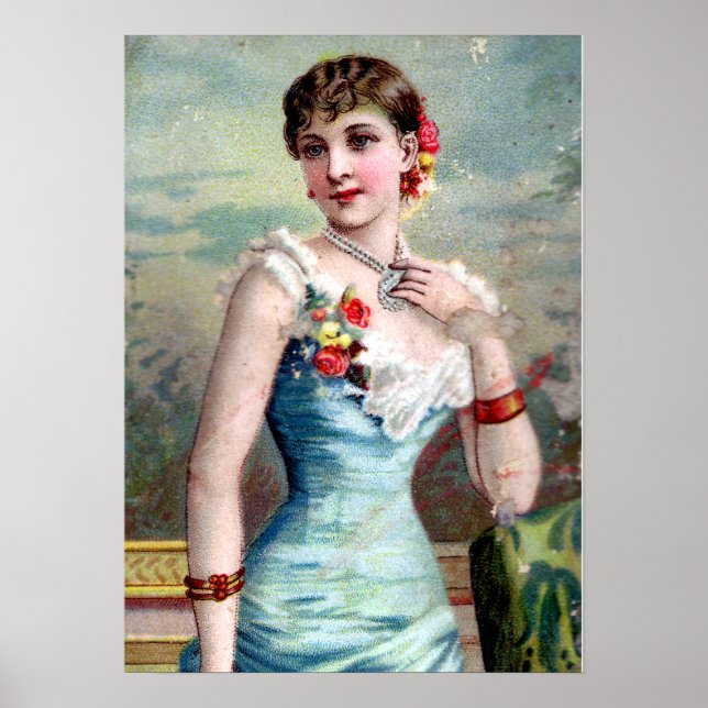 IVORY ON FLOWERS ( mid XIX century) Poster (Front)