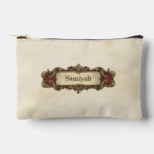 Ivory Ornate Vintage Scroll Personalized