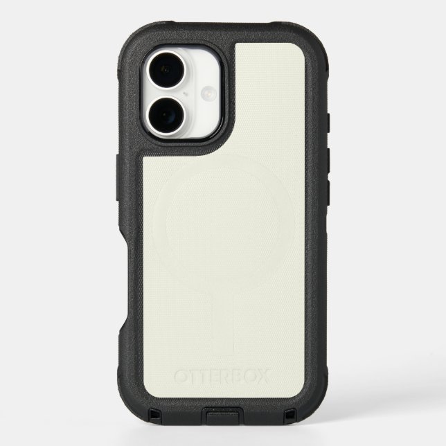 Ivory OtterBox iPhone 16 Case (Back)