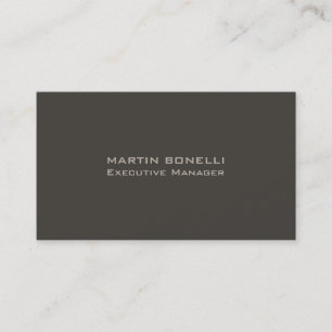Ivory Pastel Tones Plain Modern Minimalist Business Card
