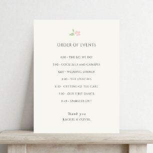 Ivory   Petit Floral Wedding Foam Boards