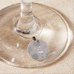 Ivory Reindeer Christmas | Pink Wine Charm
