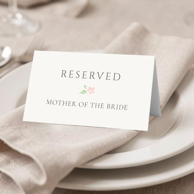 Ivory | RESERVED for Wedding Place Card (Creator Uploaded)