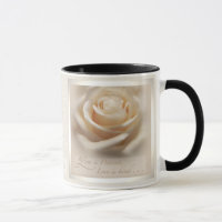 Ivory Rose Love is Patient 11 oz. Ringer Mug