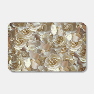 Ivory Rose Pattern – Elegant Floral Art Matchboxes