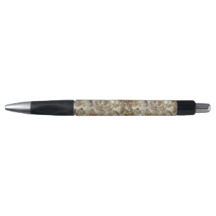 Ivory Rose Pattern – Elegant Floral Art Pen