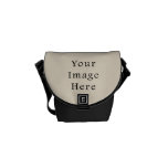 Ivory Sand Tan Color Trend Blank Template Courier Bag at Zazzle