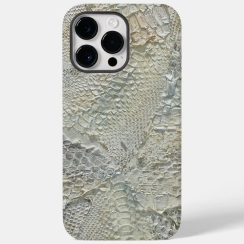 Ivory Snake Skin iPhone 14 Case 