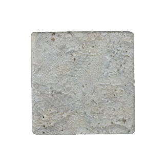 Ivory Snake Skin Travertine Fridge Magnet