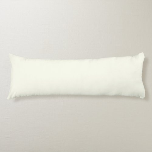 Ivory Solid Color Body Pillow
