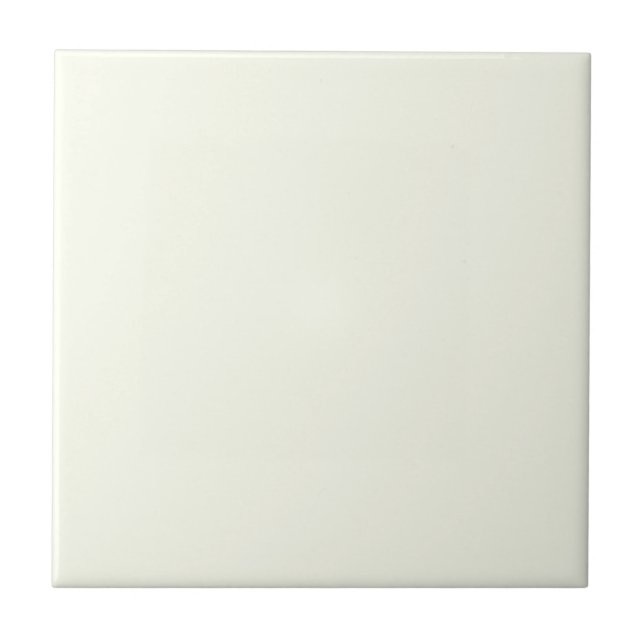 Ivory Solid Color Ceramic Tile (Front)