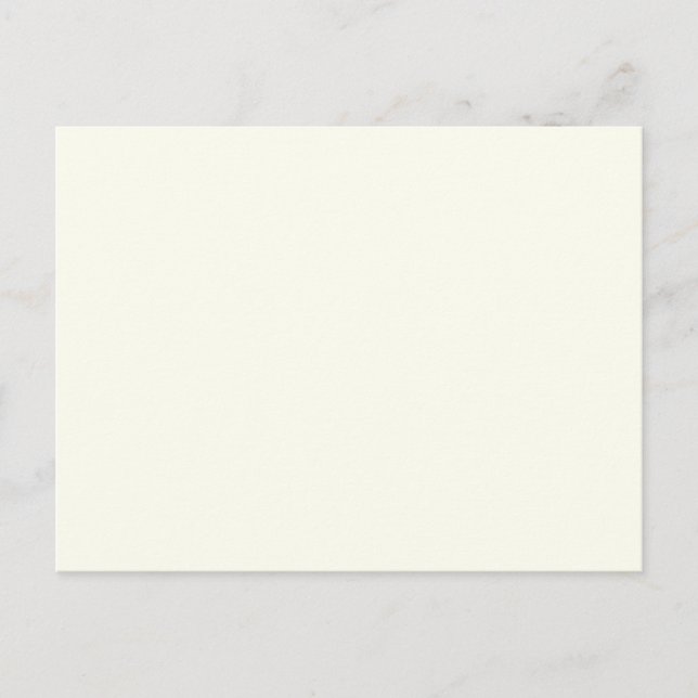 Ivory Solid Color Postcard (Front)