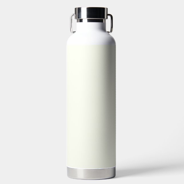 Ivory Solid Color Water Bottle (Front)