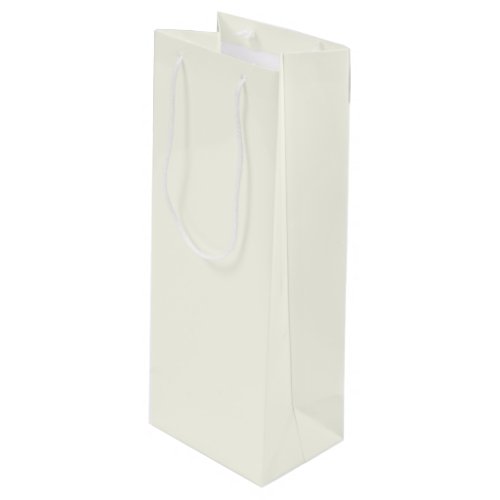 Ivory Solid Color Wine Gift Bag