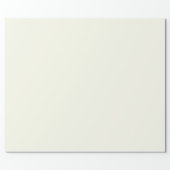 Ivory Solid Color Wrapping Paper (Flat)