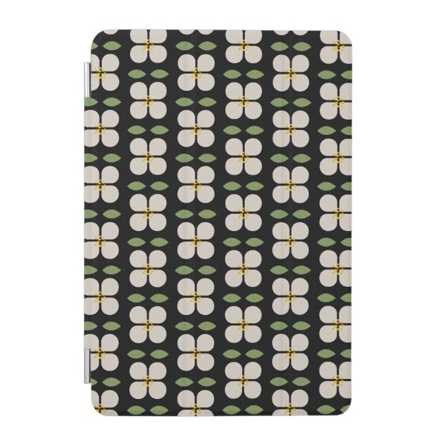 IVORY VINES - Floral Pattern iPad Case (Front)