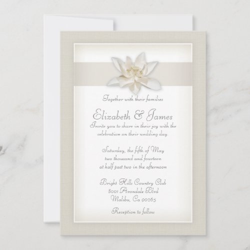 Ivory Wedding Invitations
