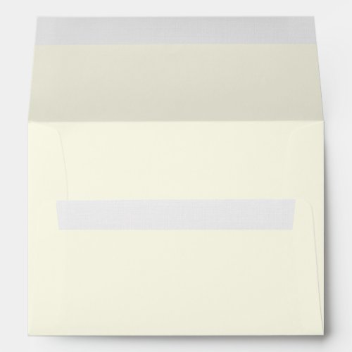 Ivory White A7 Fine Linen Paper Envelope