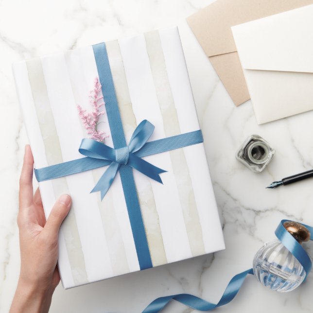 Ivory White Cream Wedding Wrapping Paper (Gifting)