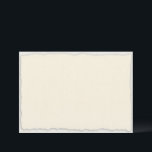Ivory White Faux Deckle Save the Date Template<br><div class="desc">Classic ivory white Save the Date template featuring a faux-deckle edge with a subtle drop shadow for a handmade appearance. Add text and images over an elegant laid paper texture, printed onto straight-edge, flat paper stock. Choose this horizontal format or find the vertical Save the Date template in the collection,...</div>