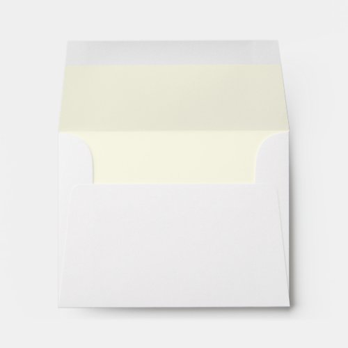 Ivory White Interior A2 Envelope
