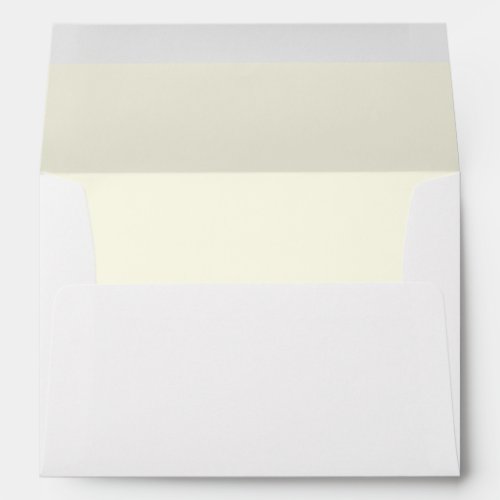 Ivory White Interior A7 Envelope
