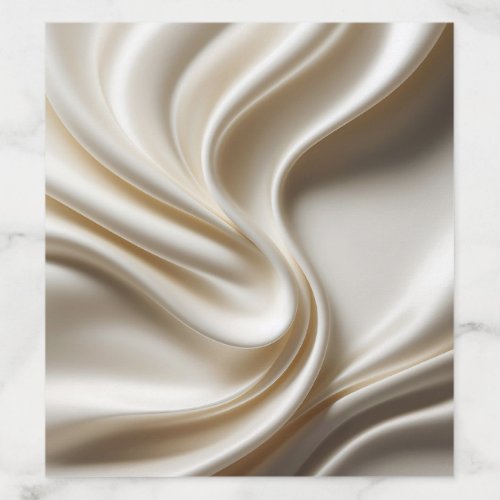 Ivory white satin Envelope