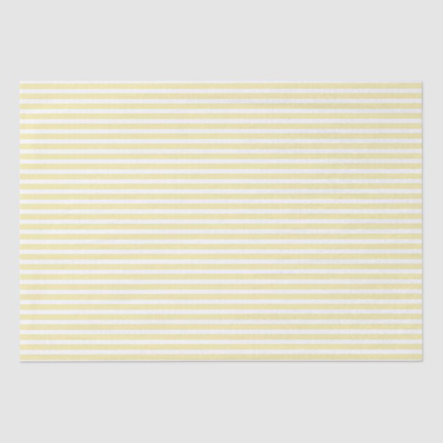 Ivory White Stripes Patterns Weddings Birthday BBQ Tissue Paper (Front)