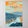 Ivvavik National Park Canada Travel Art Vintage Poster