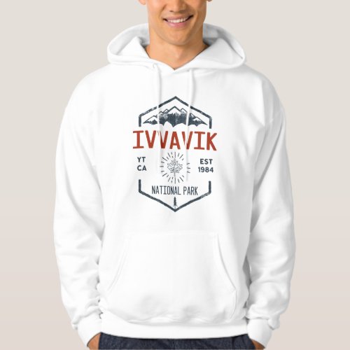 Ivvavik National Park Canada Vintage Distressed Hoodie