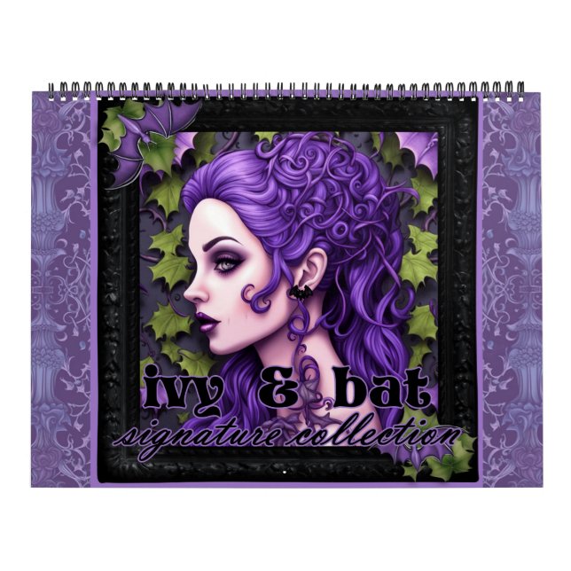 Ivy and Bat Signature Collection Art Calendar (Cover)
