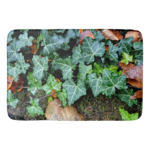 Ivy and field stone bath mat