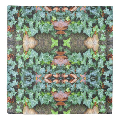 Ivy and field stone  duvet cover