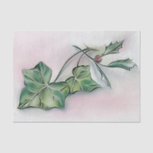 Ivy and Holly Christmas Tissue Paper