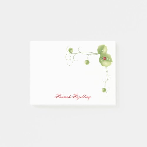 Ivy and Ladybug Personalized Note Pad