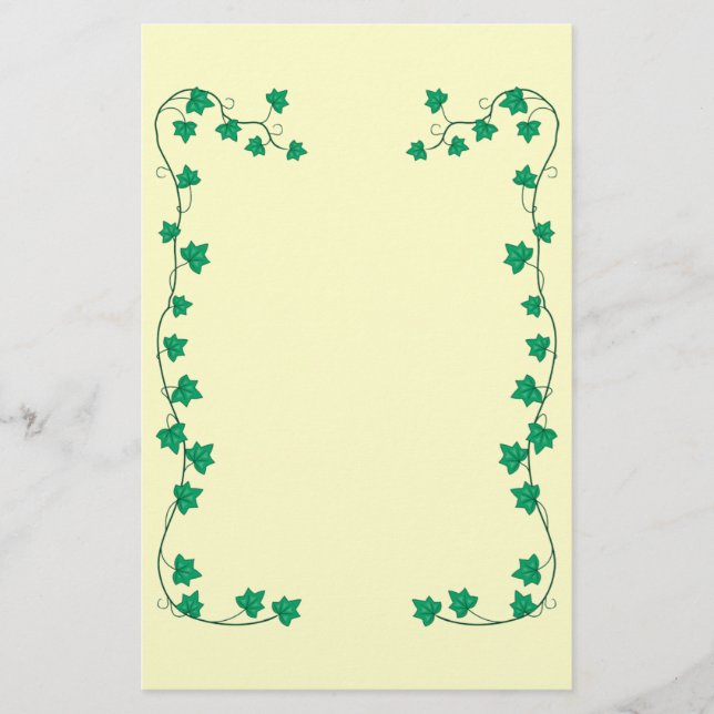 Ivy Border Stationery (Front)
