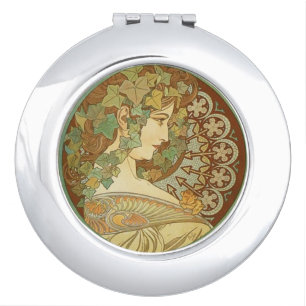 Ivy by Alphonse Mucha Makeup Mirror