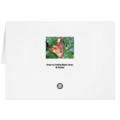 Ivy Cradling Maple Leaves Cards (Back Horizontal)