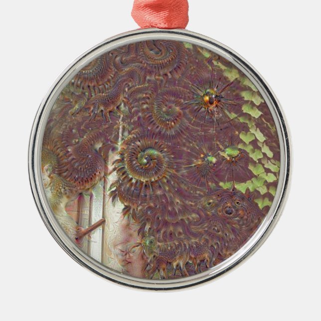 Ivy Dreams Metal Ornament (Front)