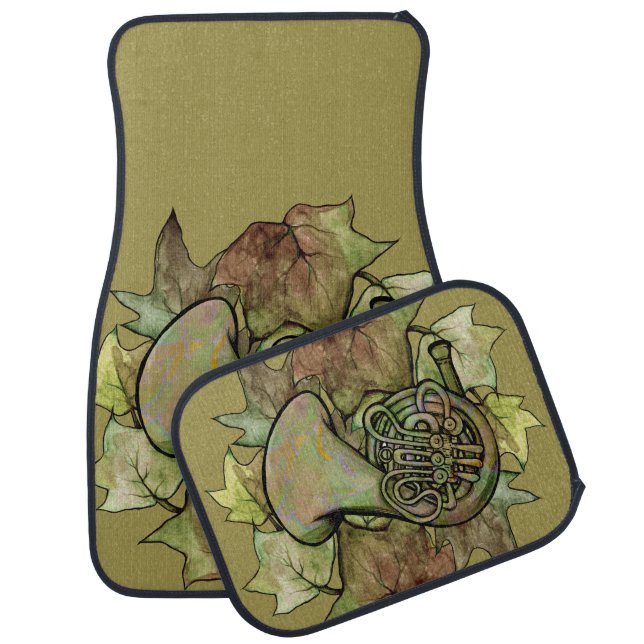 Ivy French Horn                                    Car Floor Mat (Set)