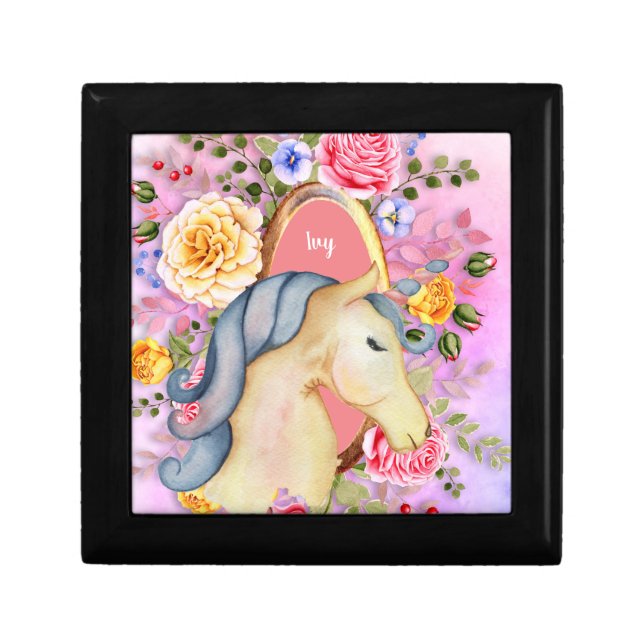 IVY - Girls Named Unicorn Dreams Personalized Gift Box (Front)