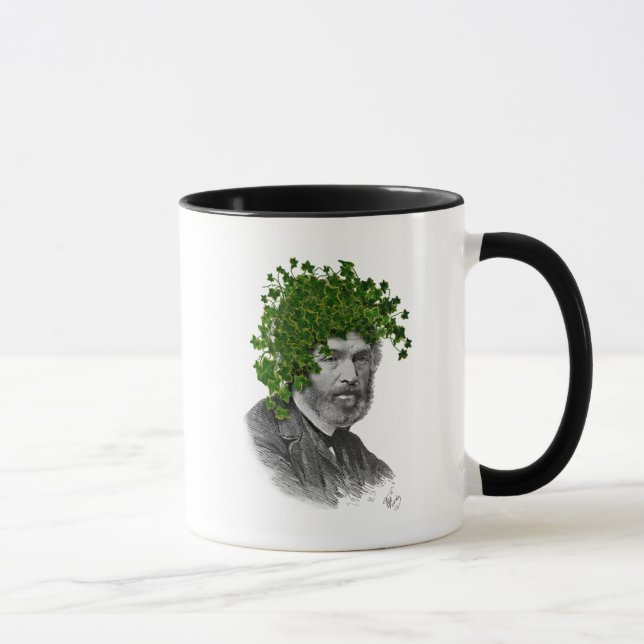 Ivy Head Plant Head Mug (Right)