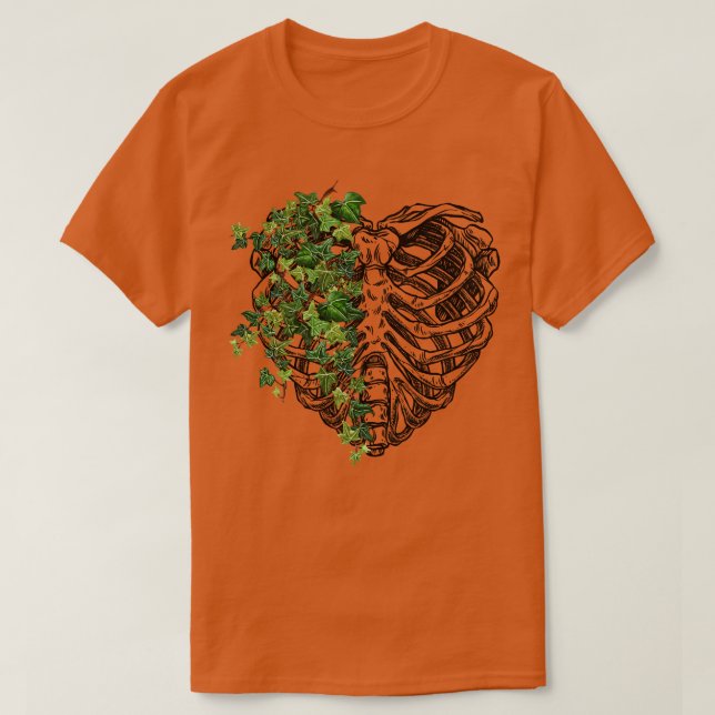 Ivy Heart Shape T-Shirt (Design Front)