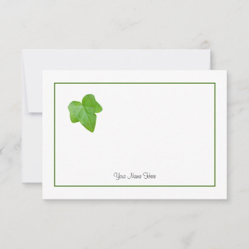 Ivy Leaf Note Card