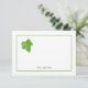 Ivy Leaf Note Card | Zazzle