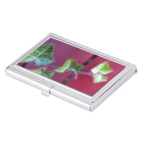 Ivy leaves business card case